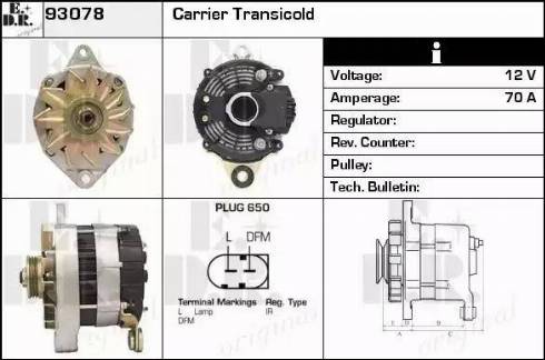 Remy 93078 - Ģenerators www.autospares.lv