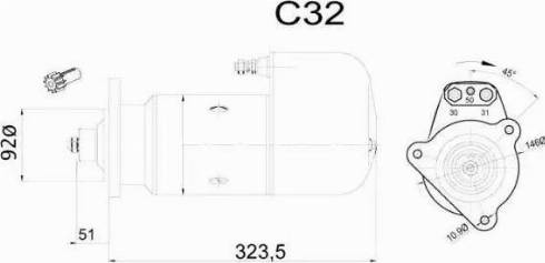 Remy 19024104 - Starteris www.autospares.lv