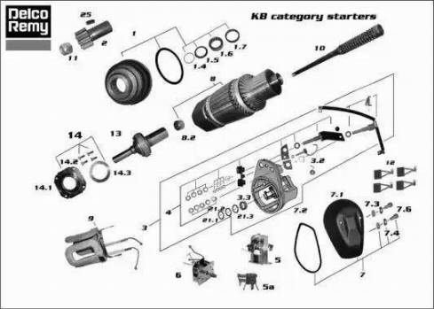 Remy 19024069 - Starteris autospares.lv