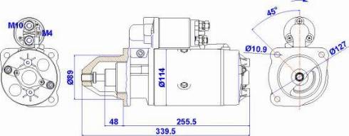 Remy 19024270 - Starteris autospares.lv