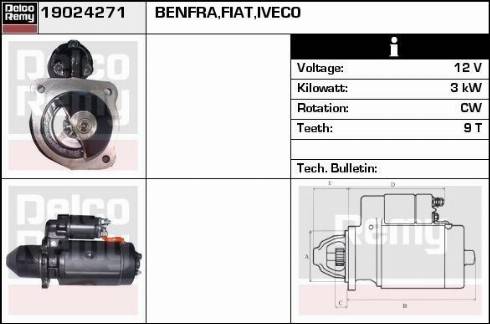 Remy 19024271 - Starteris www.autospares.lv