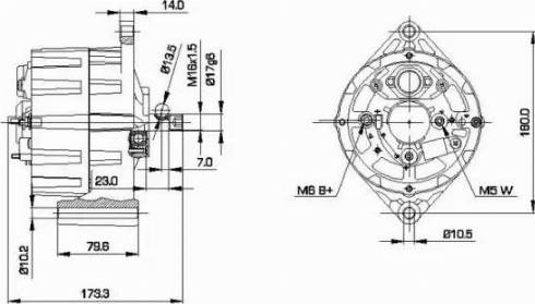 Remy 19025075 - Ģenerators autospares.lv