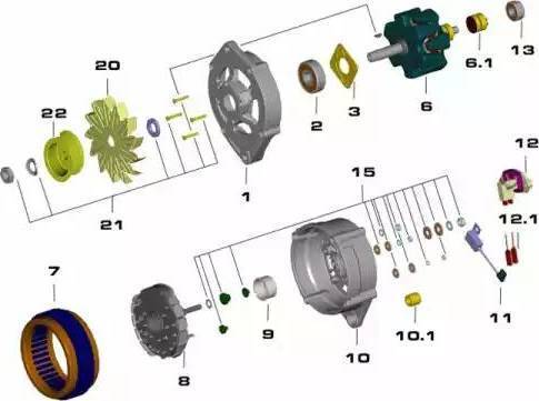 Remy 19025106 - Генератор www.autospares.lv