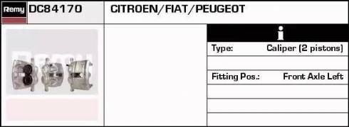 Remy DC84170 - Brake Caliper www.autospares.lv