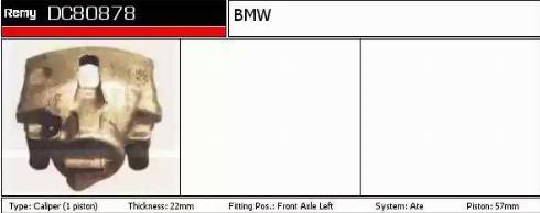 Remy DC80878 - Тормозной суппорт www.autospares.lv