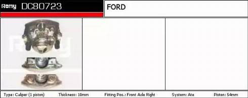 Remy DC80723 - Тормозной суппорт www.autospares.lv