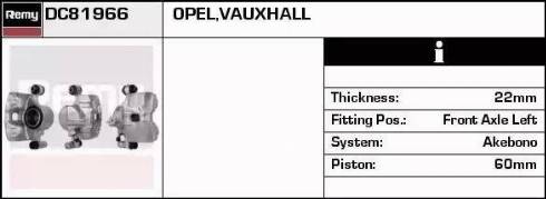 Remy DC81966 - Brake Caliper www.autospares.lv