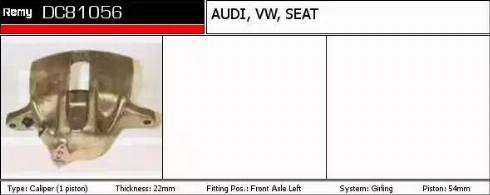 Remy DC81056 - Brake Caliper www.autospares.lv