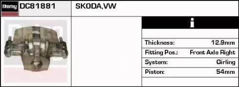 Remy DC81881 - Brake Caliper www.autospares.lv