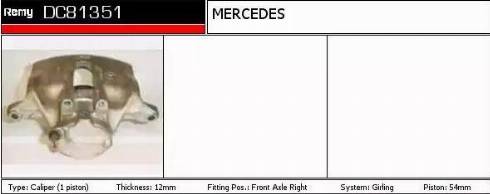 Remy DC81351 - Brake Caliper www.autospares.lv