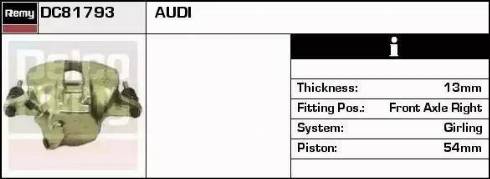 Remy DC81793 - Тормозной суппорт www.autospares.lv