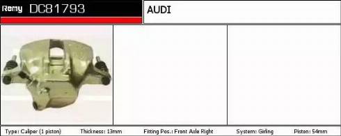 Remy DC81793 - Brake Caliper www.autospares.lv