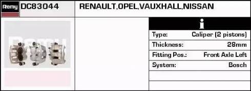 Remy DC83044 - Brake Caliper www.autospares.lv