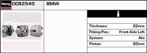 Remy DC82540 - Тормозной суппорт www.autospares.lv