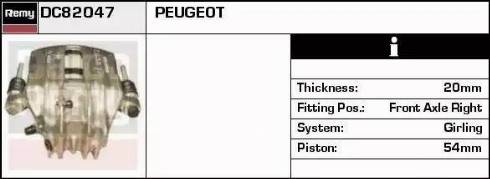 Remy DC82047 - Brake Caliper www.autospares.lv