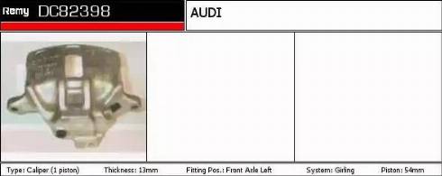 Remy DC82398 - Brake Caliper www.autospares.lv