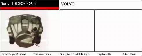 Remy DC82325 - Тормозной суппорт www.autospares.lv