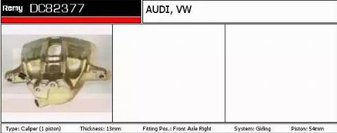 Remy DC82377 - Brake Caliper www.autospares.lv