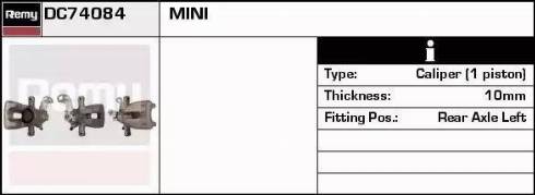 Remy DC74084 - Тормозной суппорт www.autospares.lv