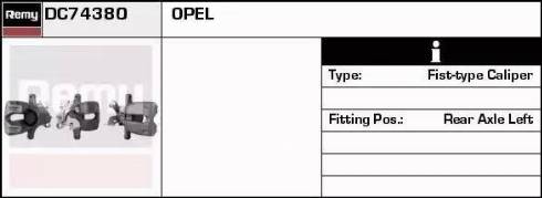 Remy DC74380 - Тормозной суппорт www.autospares.lv