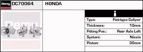 Remy DC70064 - Brake Caliper www.autospares.lv