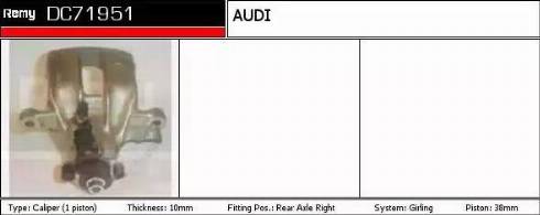 Remy DC71951 - Тормозной суппорт www.autospares.lv