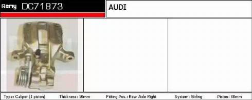 Remy DC71873 - Тормозной суппорт www.autospares.lv