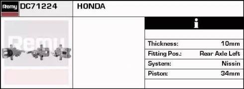 Remy DC71224 - Brake Caliper www.autospares.lv