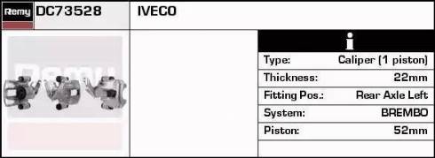 Remy DC73528 - Bremžu suports www.autospares.lv