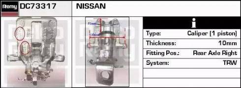 Remy DC73317 - Тормозной суппорт www.autospares.lv