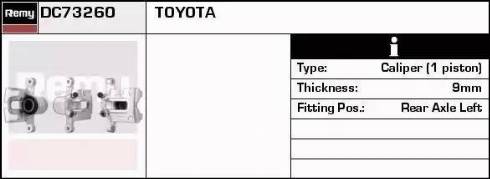 Remy DC73260 - Brake Caliper www.autospares.lv