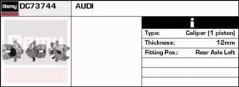 Remy DC73744 - Brake Caliper www.autospares.lv