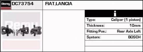 Remy DC73754 - Brake Caliper www.autospares.lv
