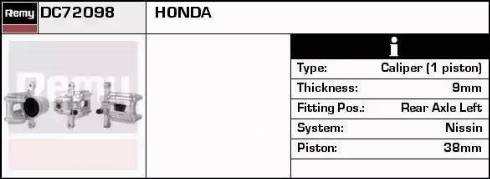 Remy DC72098 - Brake Caliper www.autospares.lv