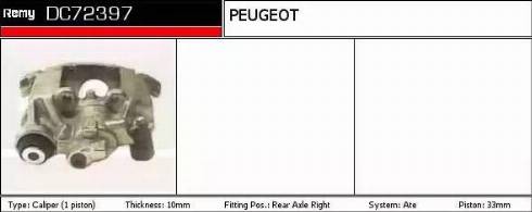 Remy DC72397 - Bremžu suports autospares.lv