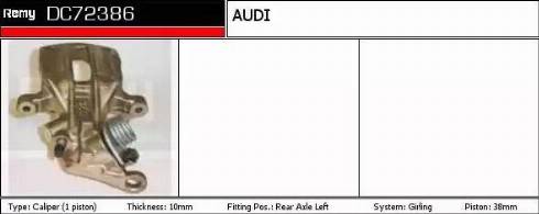 Remy DC72386 - Brake Caliper www.autospares.lv