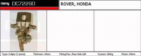 Remy DC72260 - Brake Caliper www.autospares.lv