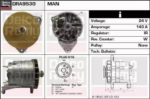 Remy DRA9530 - Ģenerators autospares.lv