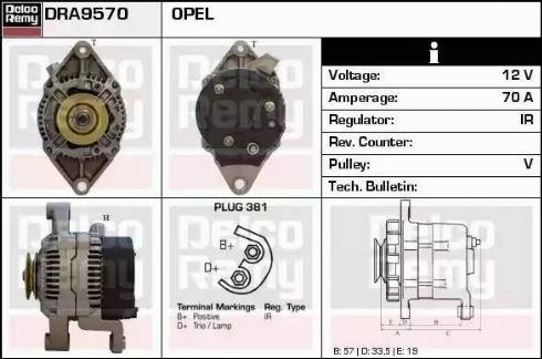 Remy DRA9570 - Ģenerators autospares.lv