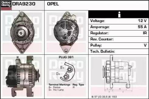 Remy DRA9230 - Ģenerators autospares.lv