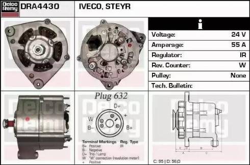 Remy DRA4430 - Ģenerators www.autospares.lv