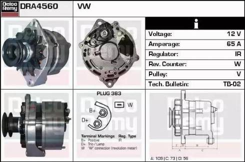 Remy DRA4560 - Ģenerators autospares.lv