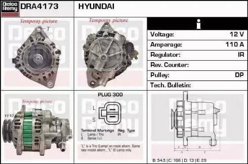 Remy DRA4173 - Ģenerators www.autospares.lv