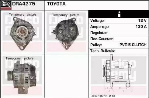 Remy DRA4275 - Ģenerators autospares.lv