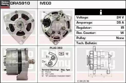 Remy DRA5910 - Ģenerators autospares.lv