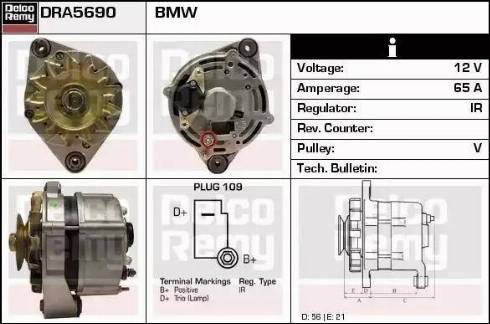 Remy DRA5690 - Ģenerators www.autospares.lv