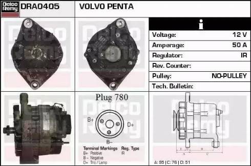 Remy DRA0405 - Alternator www.autospares.lv