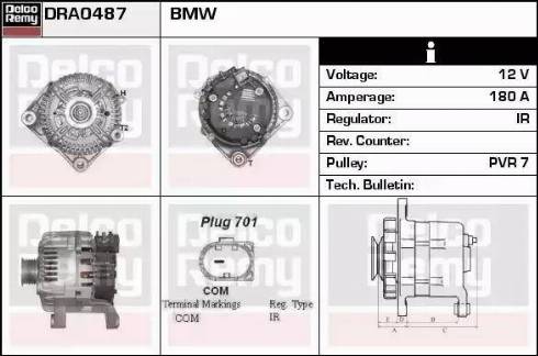 Remy DRA0487 - Alternator www.autospares.lv