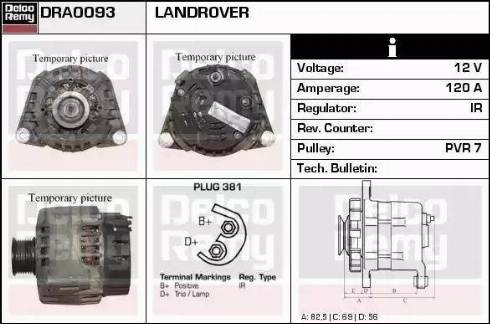 Remy DRA0093 - Ģenerators www.autospares.lv