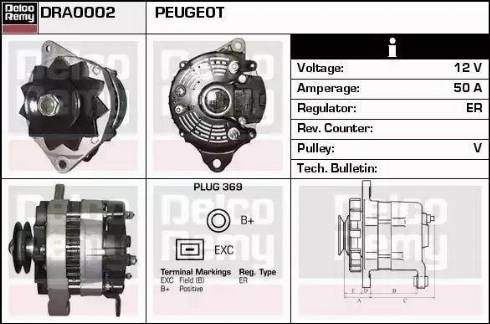 Remy DRA0002 - Alternator www.autospares.lv